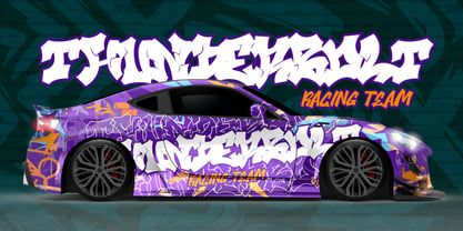 Beast Quotz Outline Font Poster 6