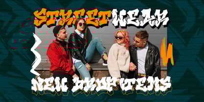 Beast Quotz Outline Font Poster 7