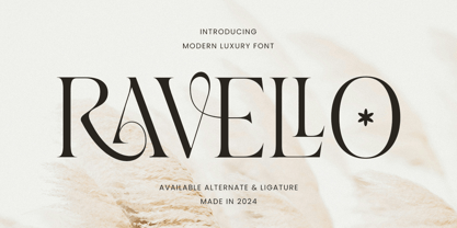 Ravello Font Poster 1