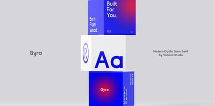 Gyra Font Poster 5