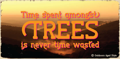 Outeroots Font Poster 4