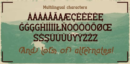 Outeroots Font Poster 5