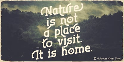 Outeroots Font Poster 2