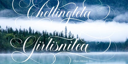 Elemental Calligraphy Font Poster 8