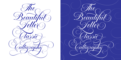 Elemental Calligraphy Font Poster 6