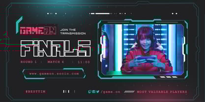 Techmaze Font Poster 4