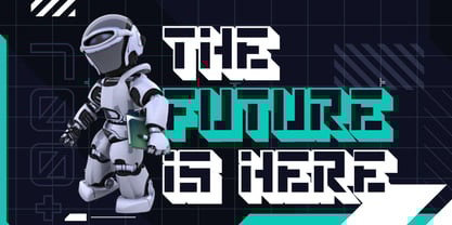 Techmaze Font Poster 5