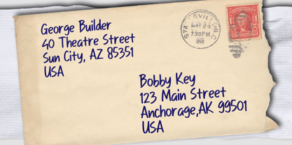 Rejoiceful Biro Font Poster 3