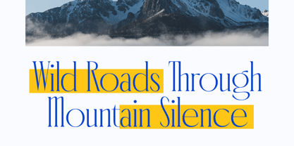 Emblora Font Poster 3