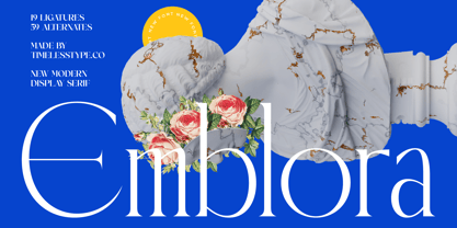 Emblora Font Poster 1
