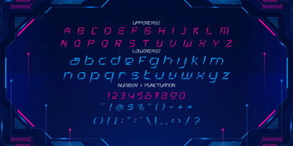 Pulse Display Font Poster 5
