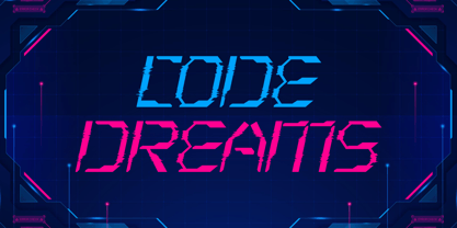 Pulse Display Font Poster 2