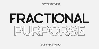Darky Font Poster 8