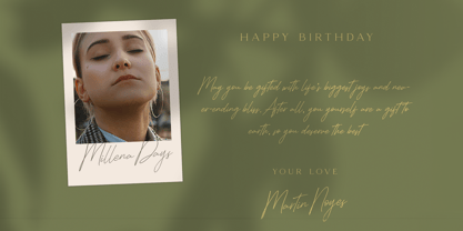 Heleny Font Poster 3