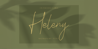 Heleny Font Poster 1