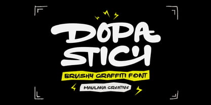 MC Dopa Stich Font Poster 1