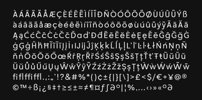 Nuventa Font Poster 11