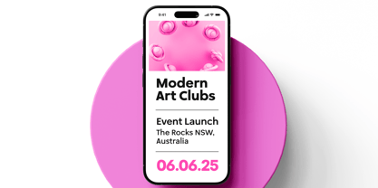 Nuventa Font Poster 10