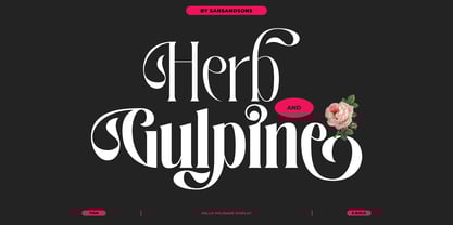 Rosalte Font Poster 5