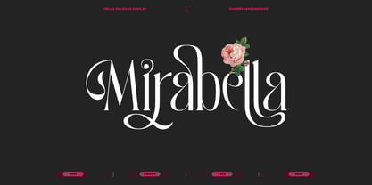 Rosalte Font Poster 8