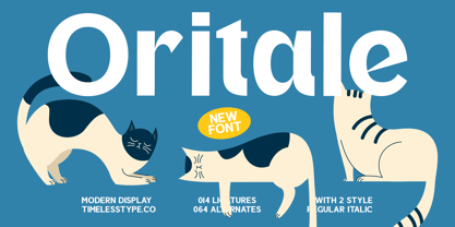 Oritale Font Poster 1