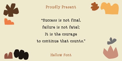 Hellow Font Poster 3