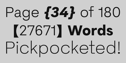 TG Pilgrima Office Font Poster 6