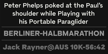 TG Pilgrima Office Font Poster 5