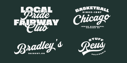 Nineties Party Club Font Poster 4