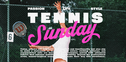 Nineties Party Club Font Poster 2