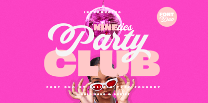 Nineties Party Club Font Poster 1