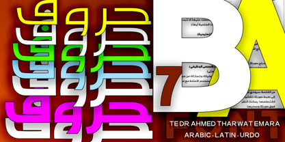 TE Dr Ahmed Font Poster 3