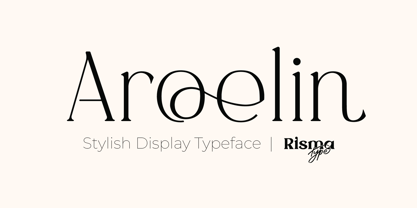 Aroelin Font Poster 1