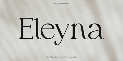 Eleyna Font Poster 1