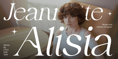 Eleyna Font Poster 2