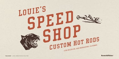 Field House Font Poster 9