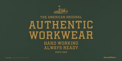 Field House Font Poster 3