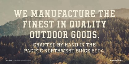 Field House Font Poster 4