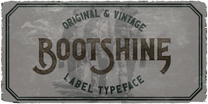 Bootshine Font Poster 1