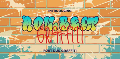 Rollbeat Graffiti Font Poster 1