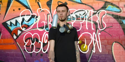 Rollbeat Graffiti Font Poster 2