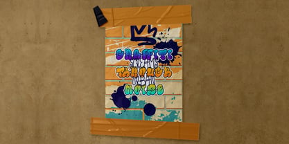Rollbeat Graffiti Font Poster 3