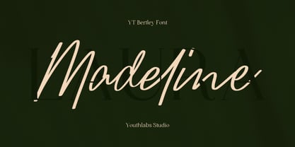 YT Bertley Font Poster 4