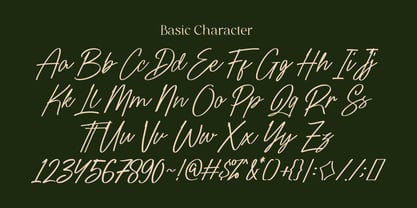 YT Bertley Font Poster 14