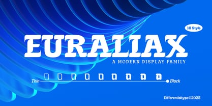 Euraliax Font Poster 1