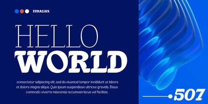 Euraliax Font Poster 3