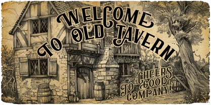 Old Tavern Font Poster 5