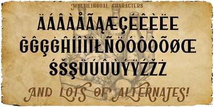 Old Tavern Font Poster 6