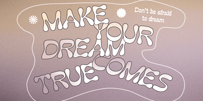 Gadion Blur Font Poster 4