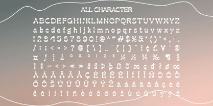 Gadion Blur Font Poster 6